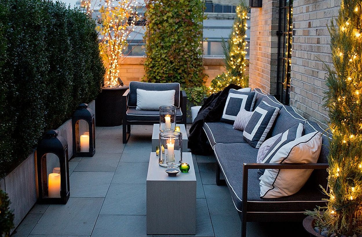 Brighten Your Terrace with Charming Lights